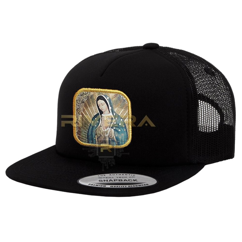 Virgin Mary Hat Adjustable Virgen de Guadalupe Faith Hat,Unisex Religion Hat
